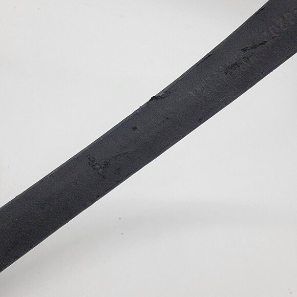 WORTHINGTON BELT BLACK GOLD TONE BUCKLE SZ M SKINNY BELT 34‎ NWT Vintage Classic - Picture 6 of 8